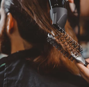 A- Blow dry long hair